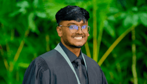 Mr Nitai Naicker achieved top honours for his degree in Mechanical Engineering.