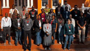 Delegates at the biogas upgrading through microbial electrosynthesis workshop.